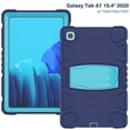 thumbnail image 3 of Galaxy Tab A7 SM-T500 T505 T507 10.4-inch Case,Dteck Shockproof Rubber 3-Layer Protection Case for Samsung Galaxy Tab A7 10.4" 2020 Hybrid Armor Kickstand Protector Cover,Navy+Blue, 3 of 7
