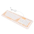 thumbnail image 1 of Silicone Keyboard Foldable Keyboard Silicone Foldable Silicone Keyboard 106 Keys Waterproof Dustproof Foldable Usb Wired Silent Silicone Keyboard For Pc Laptop Game, 1 of 8