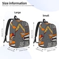 thumbnail image 6 of Wukai I Like Big Digger Paper Reusable Cosmetic bag,Travel Toiletry Organizer Capacity,Waterproof Puzzle Bags, 6 of 7
