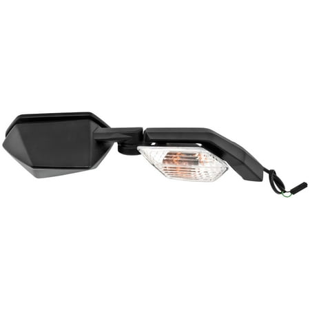 BikeMaster Replacement Mirror Black Right Mirror FK-861-2 RH