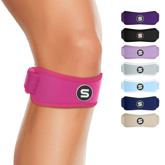 Rodillera de la marca sueca Sleeve Stars para el tendón rotuliano, eficaz para mujeres y hombres, ideal para jóvenes y niños. Rodillera Osgood Schlatter con 3 longitudes ajustables, para 30-60 cm (ind