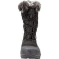 thumbnail image 2 of Kamik Momentum Black Pull On Rounded Toe Waterproof Fur Trim Ankle Snow Boots (Black, 8), 2 of 6