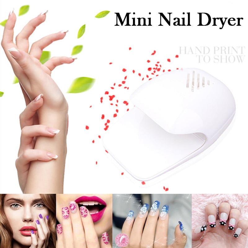 Portable Nail Dryer Fast Mini Nail Polish Dryer Blower Manicure Tool for  Salon and Home 