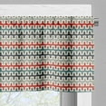 thumbnail image 5 of Ambesonne Retro Valance & Curtain, Geometric Angled Lines, 55"x24", Multicolor, 5 of 6
