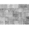 thumbnail image 1 of Ahgly Company Indoor Rectangle Patchwork Gray Transitional Area Rugs, 4' x 6', 1 of 1