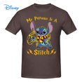 thumbnail image 1 of Disney My Patronus Is A Stitch T shirt Harajuku Short Sleeve T-shirt 100% Cotton Graphics Tshirt Brands Tee Top3XL Gao Jinjia LED, 1 of 2