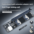 thumbnail image 4 of Carte d'Extension 2Port SlimSAS 8i X2 vers PCIe 4.0 X16 PCI-E 4.0, 4 of 7