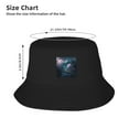 thumbnail image 4 of ZICANCN Bucket Hat Unisex for Men Women, Mountain Water Landscape Fashion Fishing Hat Cute Fisherman Cap, Black, 4 of 5