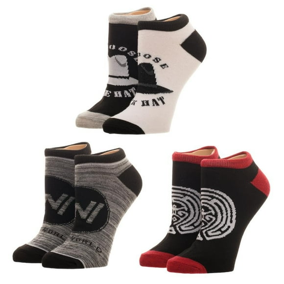 Ankle Sock - Westworld - 3PK New xs6427wes