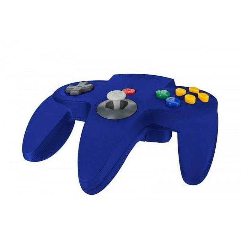 Blue nintendo 64 controller sale