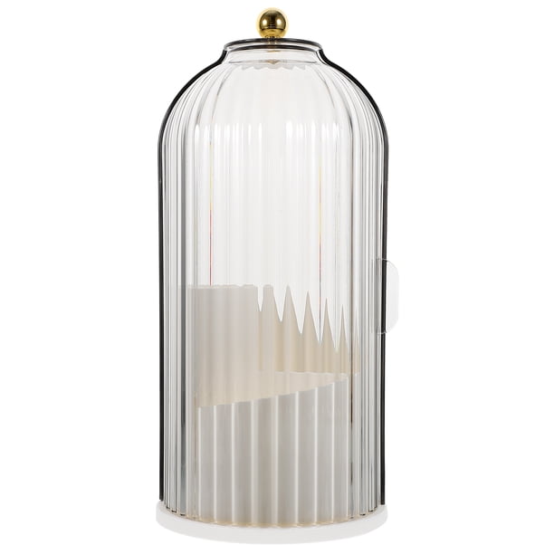 GOOHOCHY Soporte giratorio para brochas de maquillaje, soporte para cosméticos, vaso de almacenamiento para tocador, escritorio, baño, organizador de encimera
