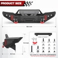 thumbnail image 3 of POFENZE Front Bumper Fit for Tacoma 2nd Gen 2005-2015 Only, 3 of 6