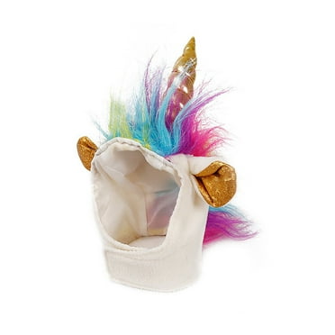 icolorfuled 22-30cm Halloween Unicorn Hat Cosplay Costume Accessories for Cat Dog Puppy Pet