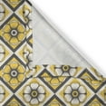 thumbnail image 5 of Ambesonne Spring Grommet Curtain, Yellow Tile Flowers, 50" x 84", Charcoal Grey Yellow, 5 of 6