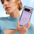 thumbnail image 5 of ELEHOLD Case for Google Pixel 8 Pro,Business PU Leather Stand Case with Card Holder & Ring Holder,Violet, 5 of 8