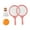 Pink, variant on Kids Badminton Tennis Set Kids Tennis Racket with Ball and Badminton Shuttlecock Pink