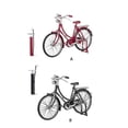 thumbnail image 3 of Ladies For Bicycle Model Portable Vintage Adjustable 1:10 Simulation Bike Black, 3 of 4