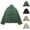 Army Green, variant on Lovzfmll Winter Coats for Women, Solid Color Hooded Jacket, Button Front Quilted Puffer with Pockets, Winter Clothing