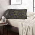 thumbnail image 6 of Goofa Retro Excavator Pattern Pillow Case – Plush & Soft Cushion Cover, Hypoallergenic Throw Pillow Case for Comfortable Sleep with Envelope Closure-16"x24", 6 of 6