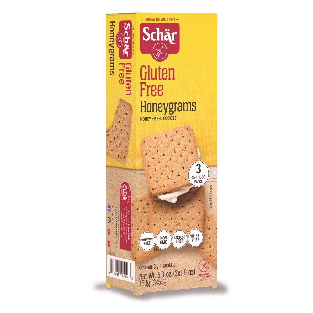 Schar Gluten Free Honeygrams, Honey Graham Cookies, 5.6 oz Walmart