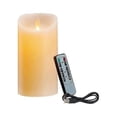 thumbnail image 1 of LED Candles, Flickering Flameless Candles, Rechargeable Candle, Real Wax Candles with Remote Control, 1 of 5