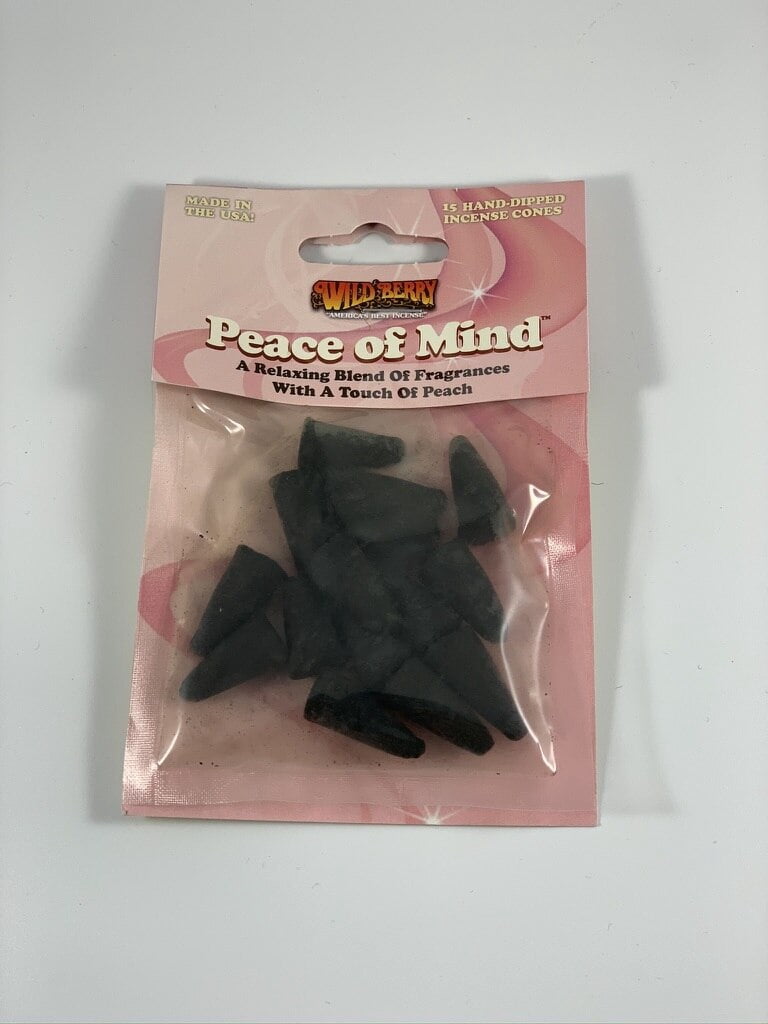 Peace of Mind Incense Cones by Wild Berry