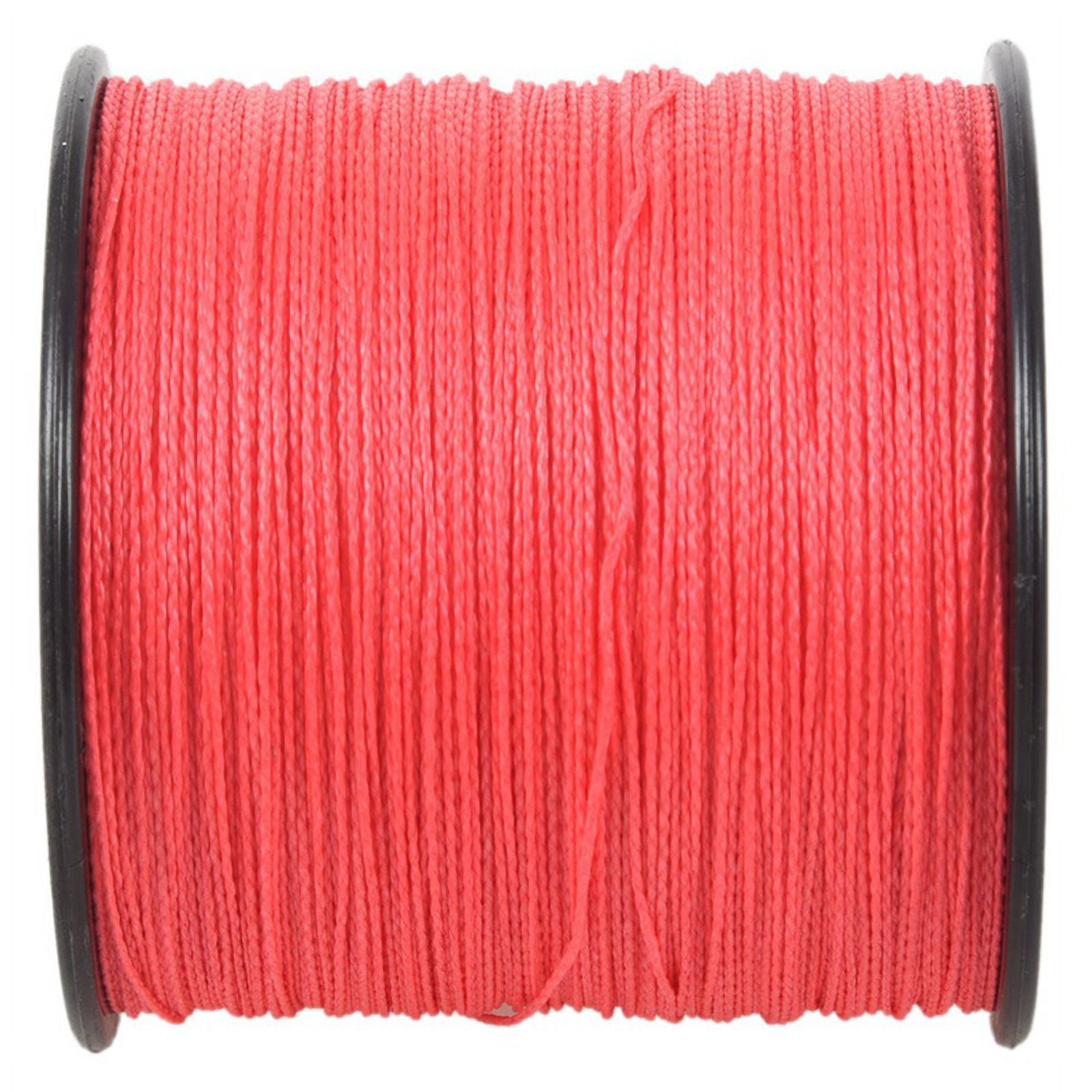 4 Pcs 500M 100LB 0.5mm Super Strong Braided Fishing Line PE 4 Strands Color:Red,4 x Fishing Line,Red