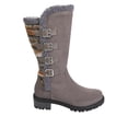 thumbnail image 3 of Sporto Kara Waterproof Suede Tall Boot with Sweater Detail, 3 of 7