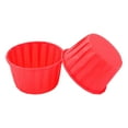 thumbnail image 1 of Cupcake Paper Roll Baking Mould Disposable High Temperature Gold Silver Rimmed for Decorating 50PCS, 1 of 4