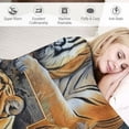 thumbnail image 3 of WERPE Tiger Blanket Tiger Gifts for Men Women Tiger Throw Blanket for Kids Adults Soft Warm Cozy Blanket for Couch Sofa ​Bed White, 3 of 6