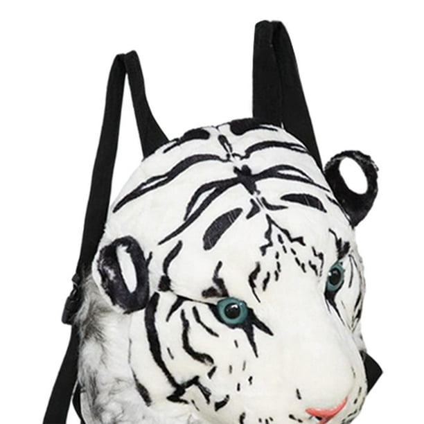 Bolso de hombro con cabeza de tigre relleno mochila de tigre peculiar creativo realista personalizado mochila para ordenador portatil de Walmart en linea