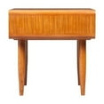 thumbnail image 3 of Benjara BM61475 Rectangular Wooden End Table with Open Shelf & Splayed Legs - Brown, 3 of 3