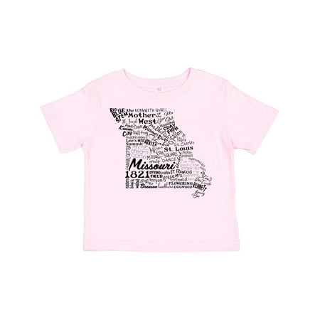 

Inktastic Missouri State Word Salad Gift Toddler Boy or Toddler Girl T-Shirt