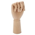 thumbnail image 3 of Modelo de mano de madera con dedos flexibles, articulado, madera duradera, ampliamente utilizado, mano de maniquí de madera para exhibición de bocetos., 3 of 14