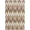 thumbnail image 1 of Due Process Stable Trading Flatweave Flame Stitch Burnt Umber Area Rug, 6 x 9 ft., 1 of 1