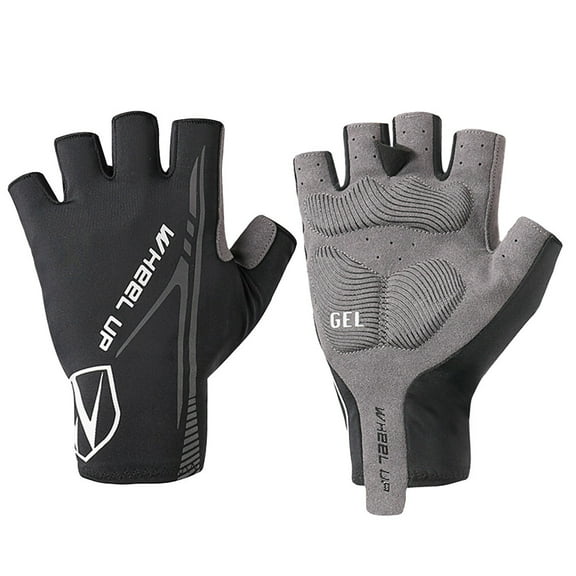 Masteelf Short Gloves for Cycling Use with Breathable Palm Design Reflective Hand Detail Assorted Color XL