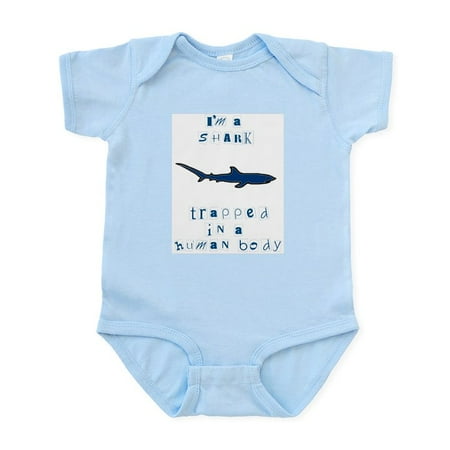 

CafePress - I m A Shark Infant Creeper - Baby Light Bodysuit Size Newborn - 24 Months