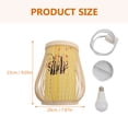 thumbnail image 2 of Phenofice 1 Set Bamboo Light Shade Handwoven Lamp Indoor Lighting Bar, 2 of 8