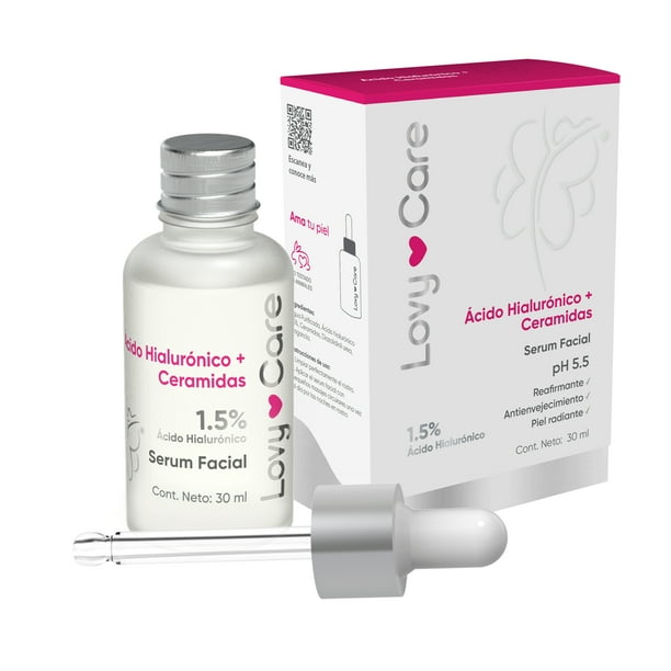 Serum Facial Lovy Care Ácido Hialurónico + Ceramidas