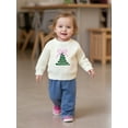 thumbnail image 6 of Rovasas Little Girl Christmas Sweater Tree Crewneck Long Sleeve Knit Tops, 6 of 9