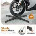 thumbnail image 6 of MAYEERTY Wide Desk Chair ，No Wheels Cross Legged Office Chair Armless Office Chair，Blue, 6 of 8