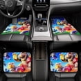 thumbnail image 6 of Lsque Mario Print 4-Piece Floor Mats, Heavy-Duty Rubber Liners, Anti-Slip Design, All-Season Automotive Protection, Vehicles, Cars, Trucks, and SUVs, 6 of 7