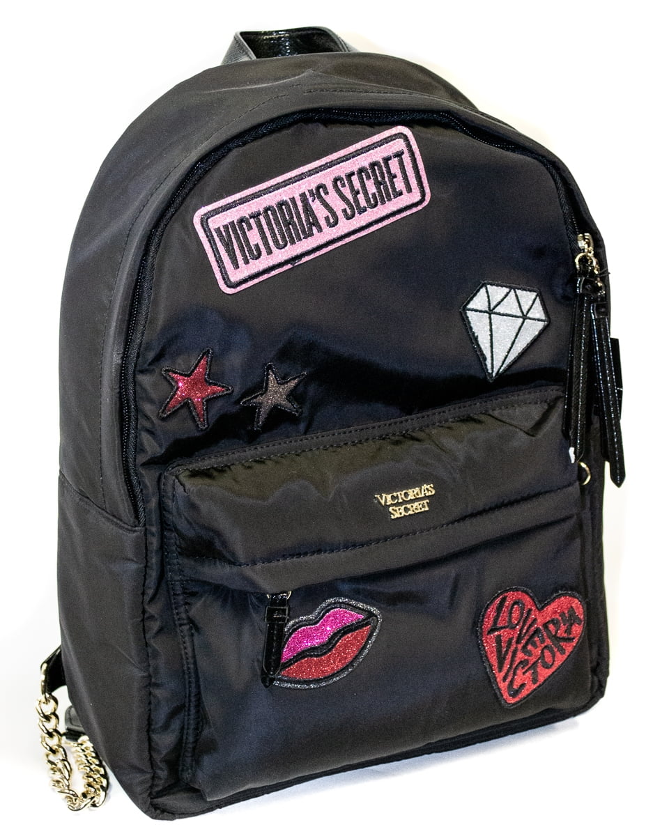 Victoria's Secret Medium Nylon Backpack; Zippered Internal and External ...