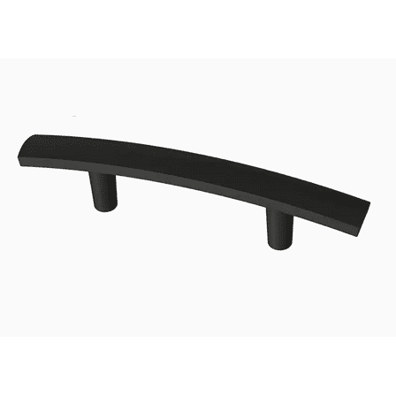 Liberty P37031W-FB 2 1/2" Flat Black Caroline Arch Cabinet Drawer Pull