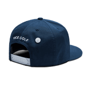 Vice Golf Crew Cap Blue - Flex Brim- Adjustable