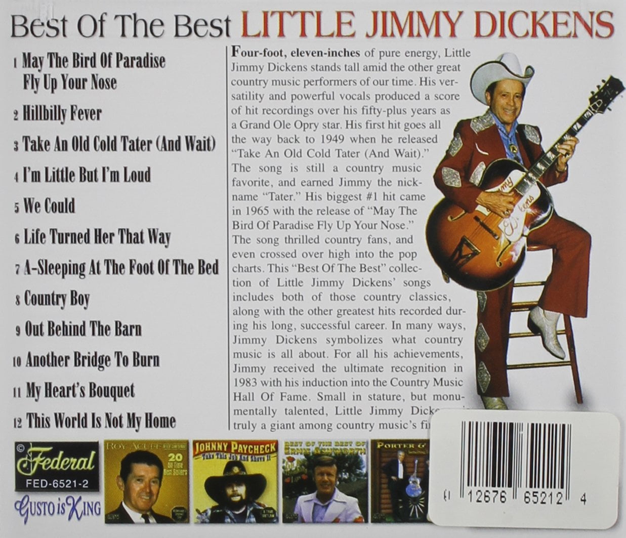 【中古】 Little Jimmy Dickens / 4 Classic Albums Plus 81edjttPe6L._UF350,350_QL50_.jpg