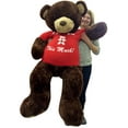 thumbnail image 3 of Big Plush Giant Foot Teddy Bear Stuffed Animals and Plush Toys, Polyester Brown, 3 of 3