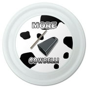 More Cowbell Funny Music Novelty 9" Flying Disc