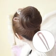 thumbnail image 4 of 4 Pieces U Shaped Hair Pin Stick French Style U Shape Hair Clips Shell U Sticks Pins for Women Girls Hairstyle Accessories - Style 3, 4 of 7