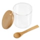 thumbnail image 4 of EeaseMX BESTONZON Juego de tarros para condimentos con tapas y cucharas Tarros de especias de vidrio Juego de caja de condimentos con base para el hogar, 4 of 7